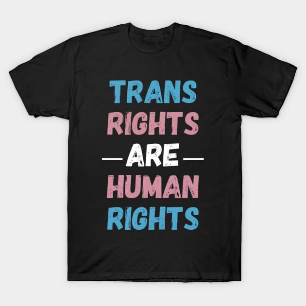 Trans Rights Are Human Rights T-Shirt by BigTexFunkadelic